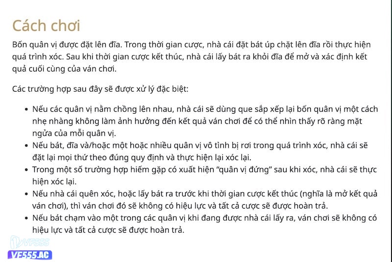 Nắm rõ luật chơi là cách để chiến thắng dễ dàng nhất